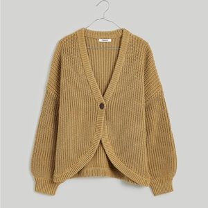 Madewell Shirttail Cardigan Sweater in S, NWT